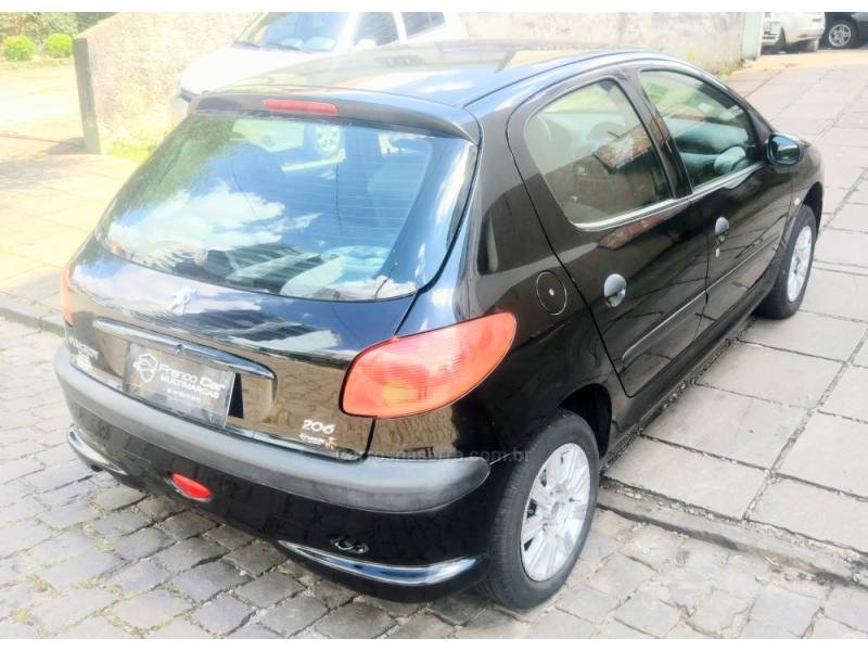 PEUGEOT - 206 - 2006/2006 - Preta - R$ 13.900,00
