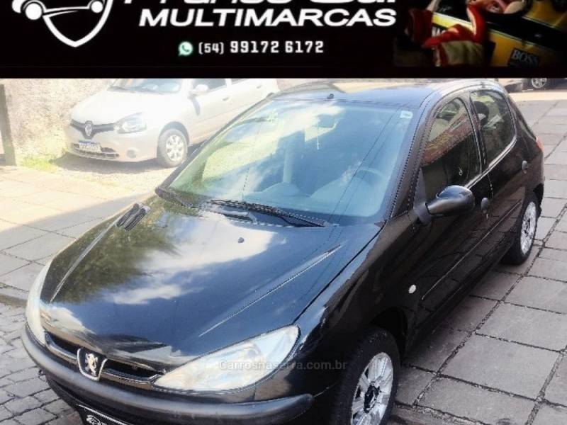 PEUGEOT - 206 - 2006/2006 - Preta - R$ 13.900,00