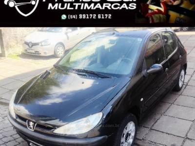 PEUGEOT - 206 - 2006/2006 - Preta - R$ 13.900,00