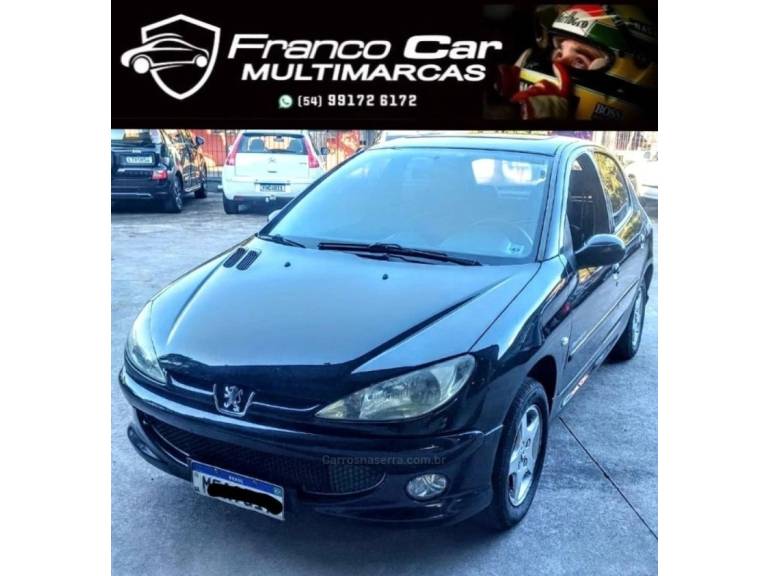 PEUGEOT - 206 - 2008/2008 - Preta - R$ 18.900,00