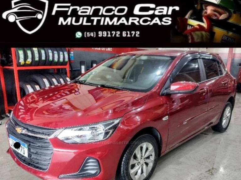 CHEVROLET - ONIX - 2021/2021 - Vermelha - R$ 69.900,00